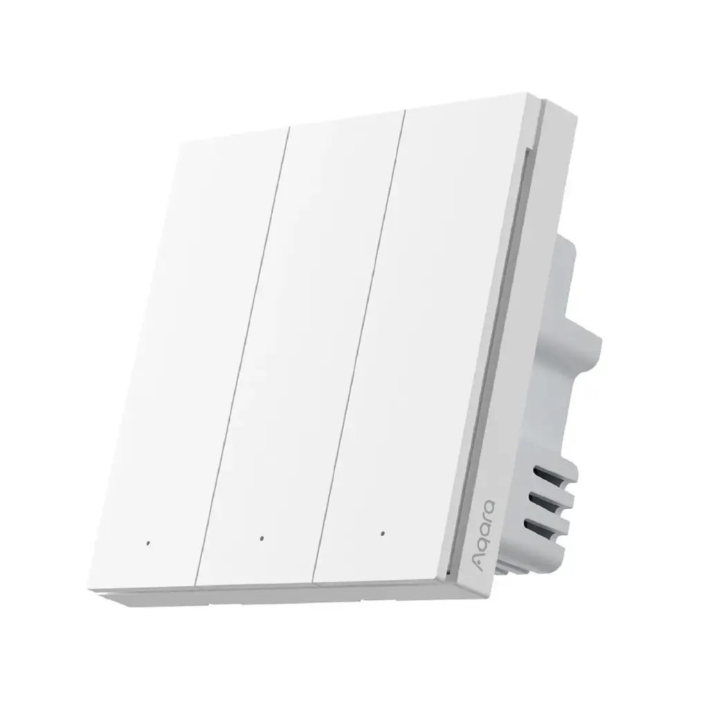 [WS-EUK01-WHT] Aqara Wall Switch H1(No Neutral) (Single, White)