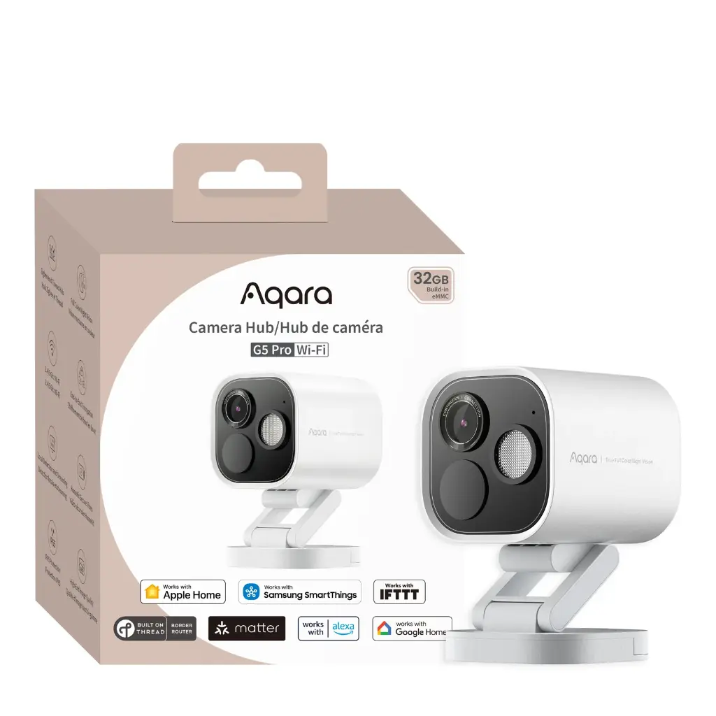 [CH-C07D(WHITE)] Aqara G5 Pro Outdoor Camera (PoE/Wi-Fi) (White, Wi-Fi)