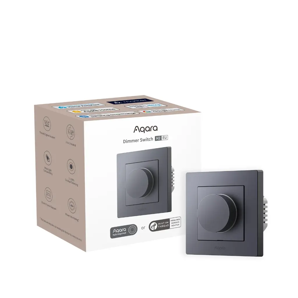 [KD-R01D5(WHT)] Aqara H2 Dimmer Switch EU (White)
